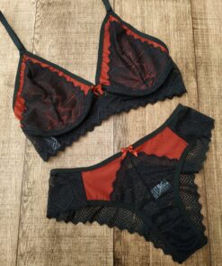 Conjunto Talita - Preto/Terra, G