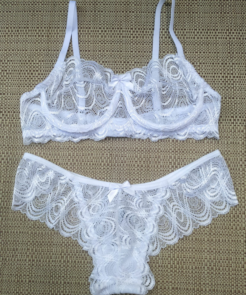Conjunto Thayene 14 Conjunto Thayene branco