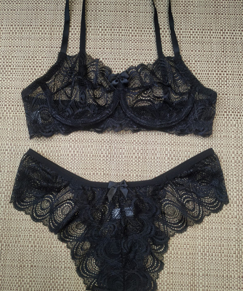 Conjunto Thayene 17 Conjunto Thayene preto
