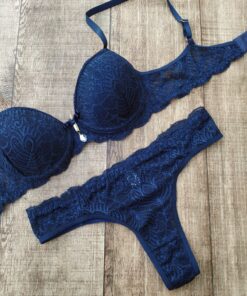 Conjunto Veneza marinho detalhes