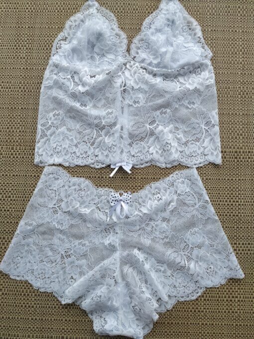 Conjunto cropped em renda - Jéssica - Imagem 7