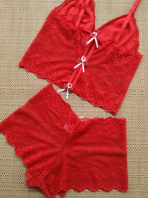 Conjunto cropped em renda - Jéssica - Imagem 2
