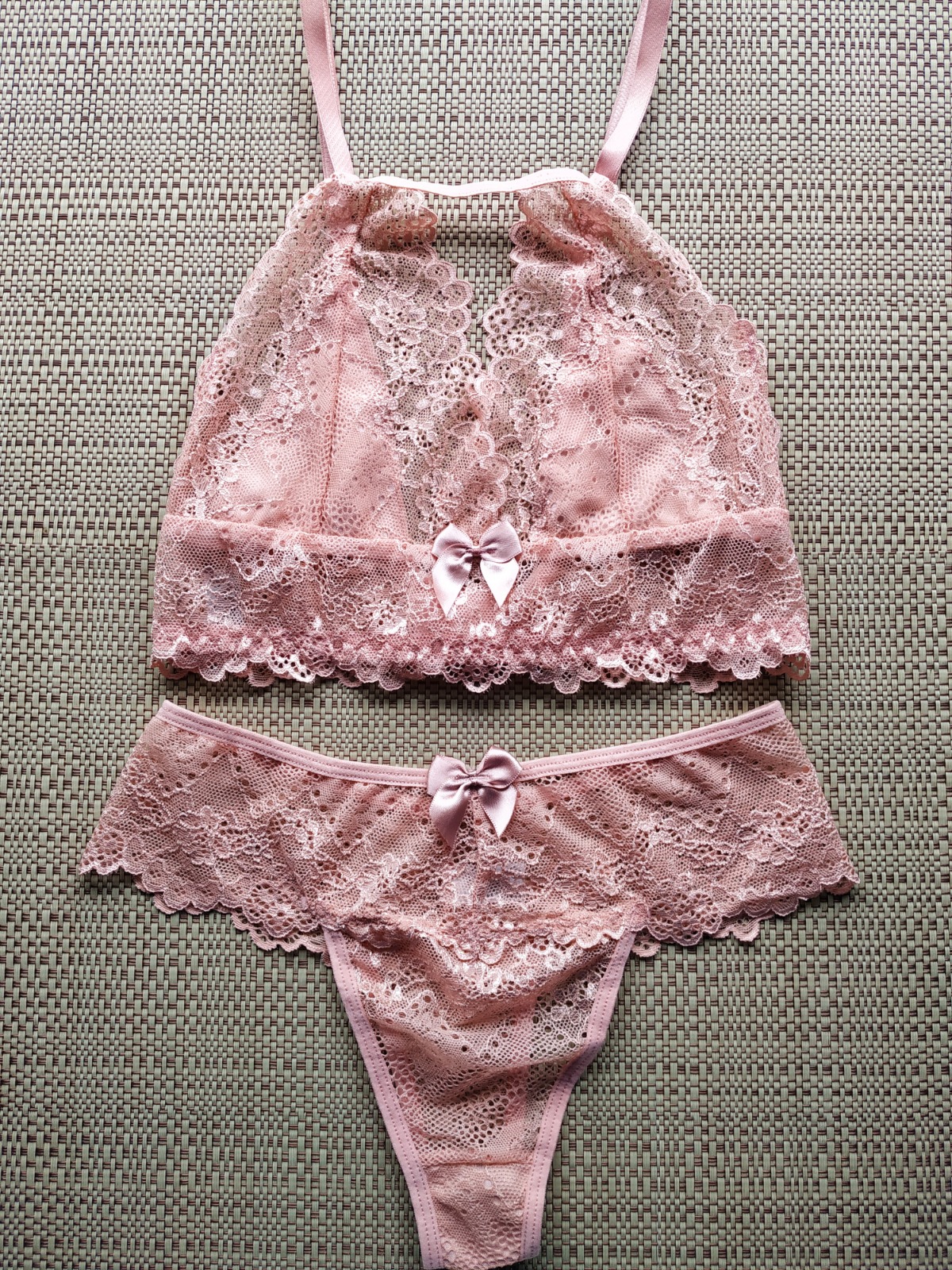 Conjunto sem bojo - Luma - Romance, P