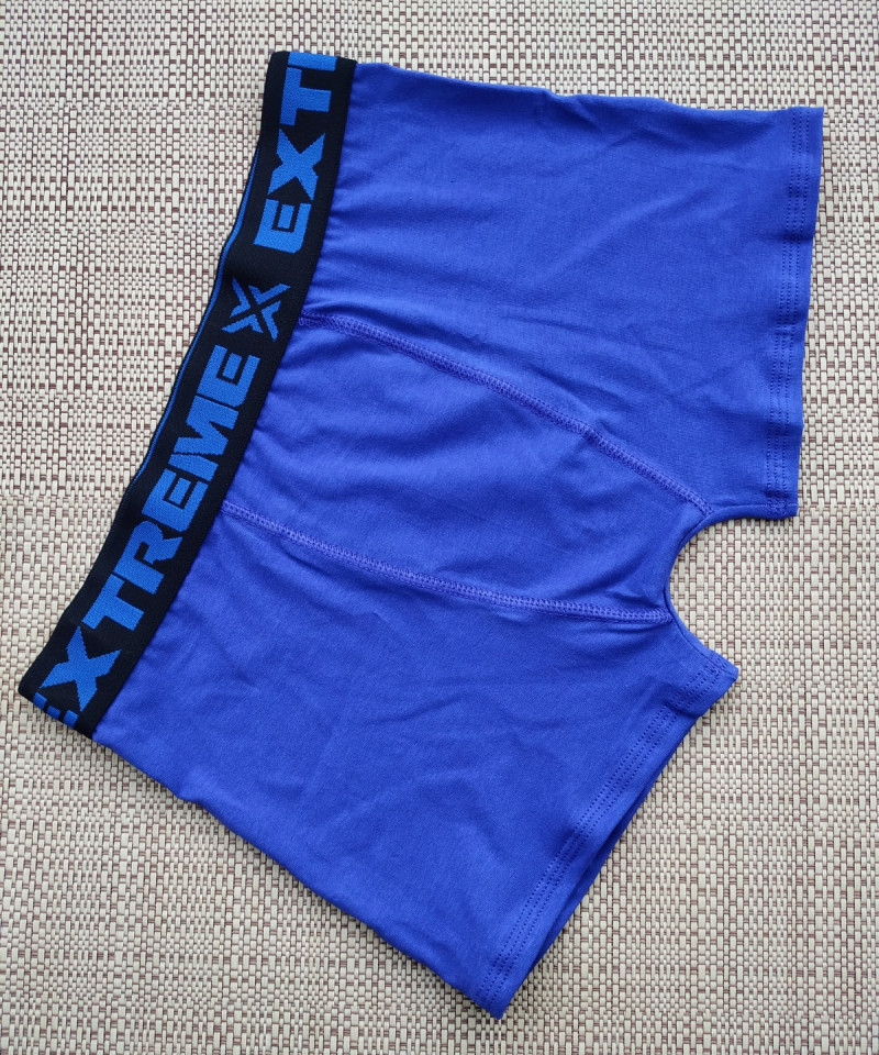 Cueca Boxer Algodão 16 Cueca Boxer Algodao azul