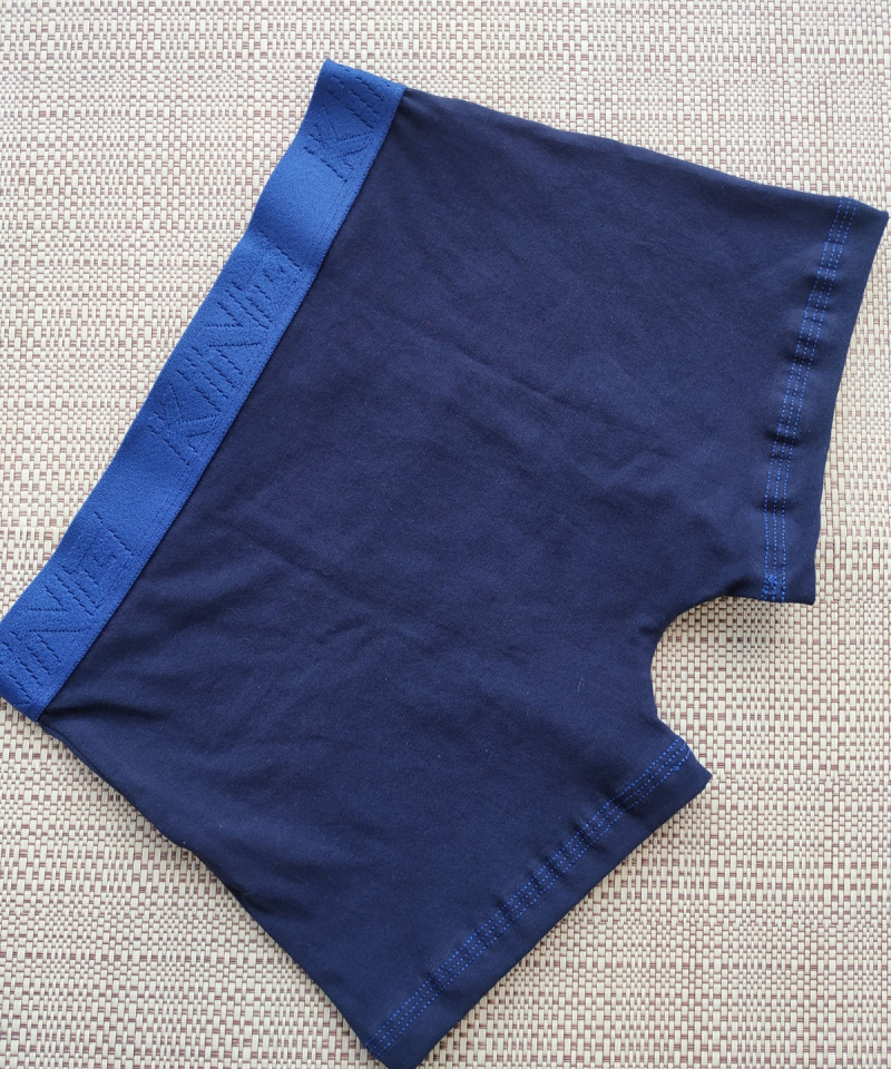 Cueca Boxer Algodão 12 Cueca Boxer Algodao marinho costas