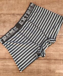 Cueca Boxer Listrada Confort - Aço, G