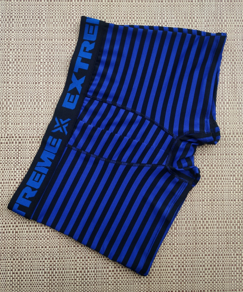 Cueca Boxer Listrada Confort 12 Cueca Boxer Listrada Confort azul