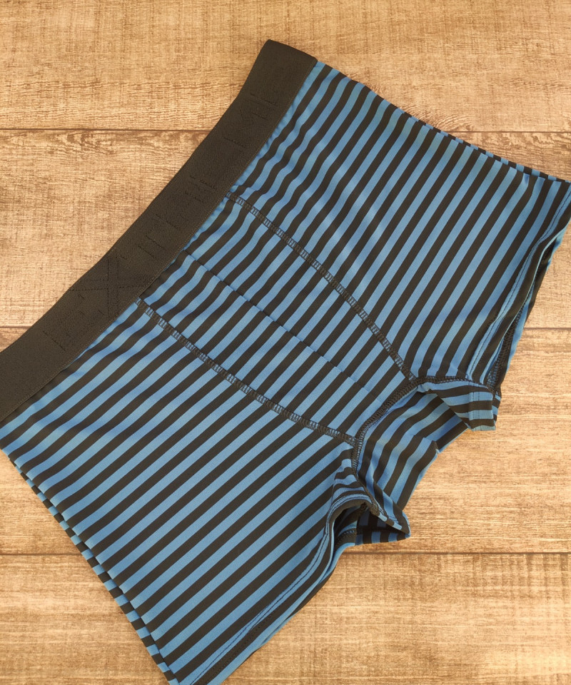 Cueca Boxer Listrada Confort - Azul Petroleo, M
