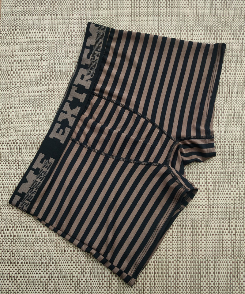 Cueca Boxer Listrada Confort 19 Cueca Boxer Listrada Confort castanho