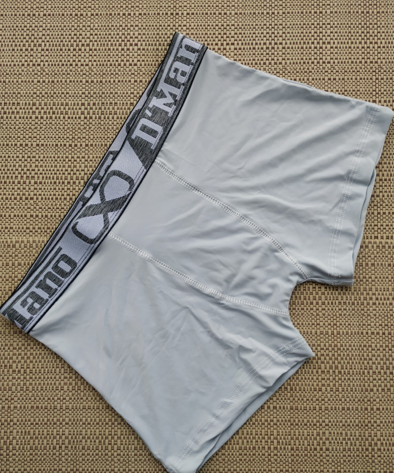 Cueca Boxer Microfibra Poliamida - Cinza, P