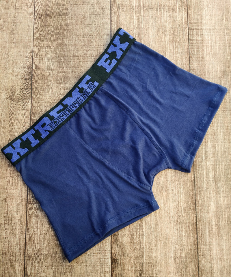 Cueca Boxer Suede 13 Cueca Boxer Suede marinho