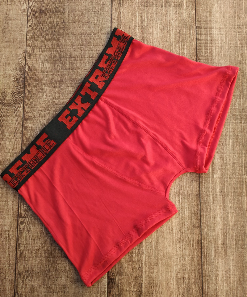 Cueca Boxer Suede 9 Cueca Boxer Suede rubi