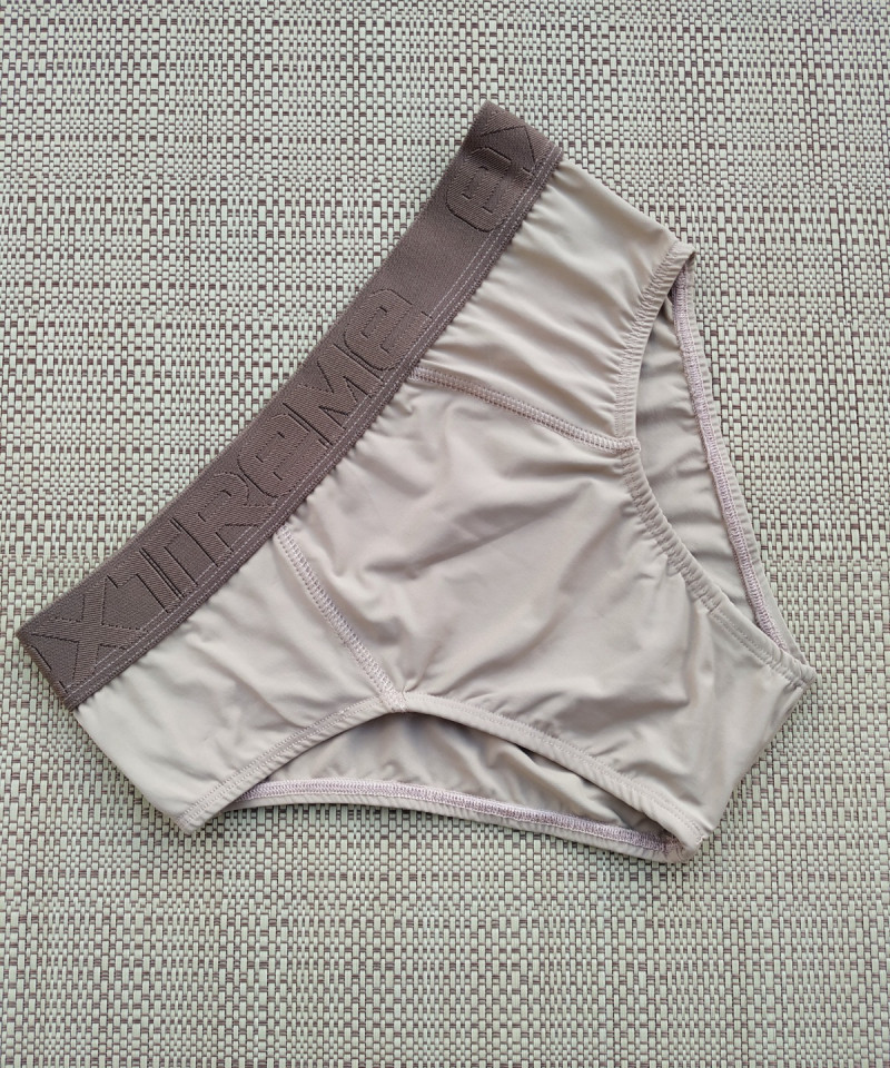 Cueca Slip Microfibra Poliamida chocolate