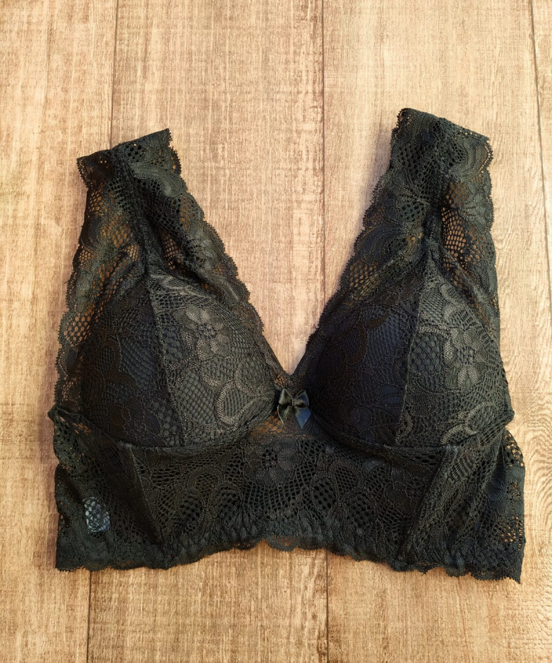 Sutiã Cropped Débora sutia preto sexy scaled scaled