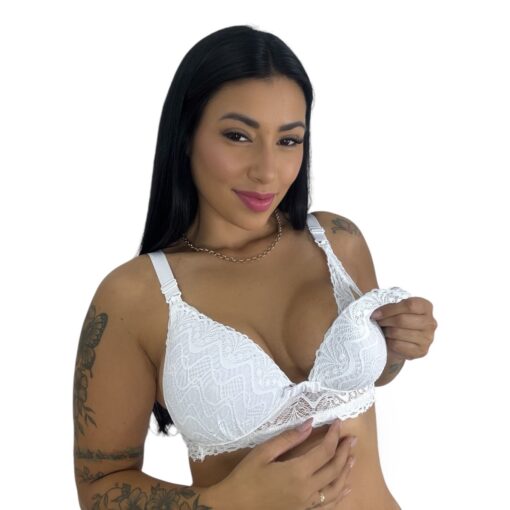 Sutiã de amamentação renda com bojo - Marilia - Imagem 7