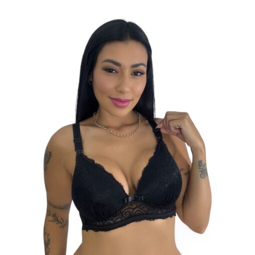 Sutiã de amamentação renda com bojo - Marilia - Imagem 4