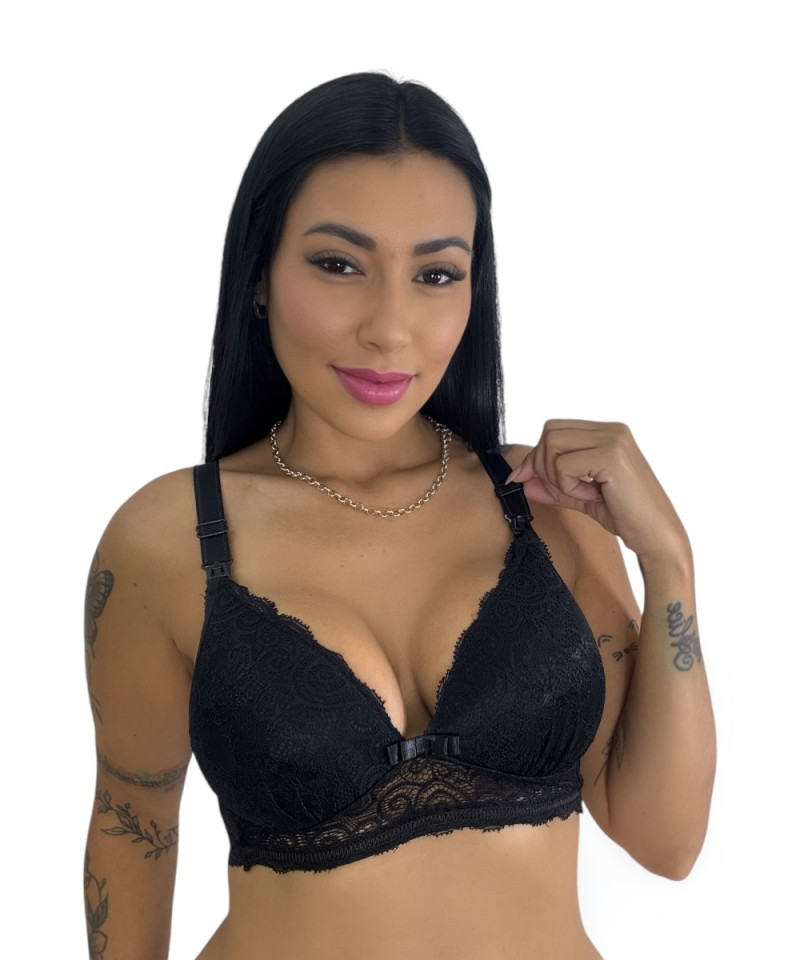 Sutiã de amamentação renda com bojo - Marilia 14 Sutia de amamentacao renda com bojo Marilia cores 2