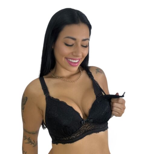 Sutiã de amamentação renda com bojo - Marilia - Imagem 5