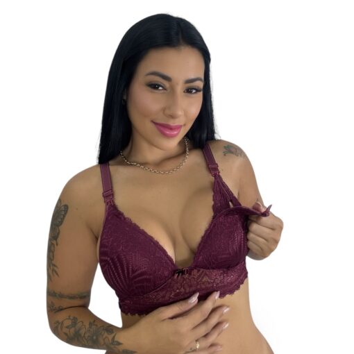 Sutiã de amamentação renda com bojo - Marilia - Imagem 9