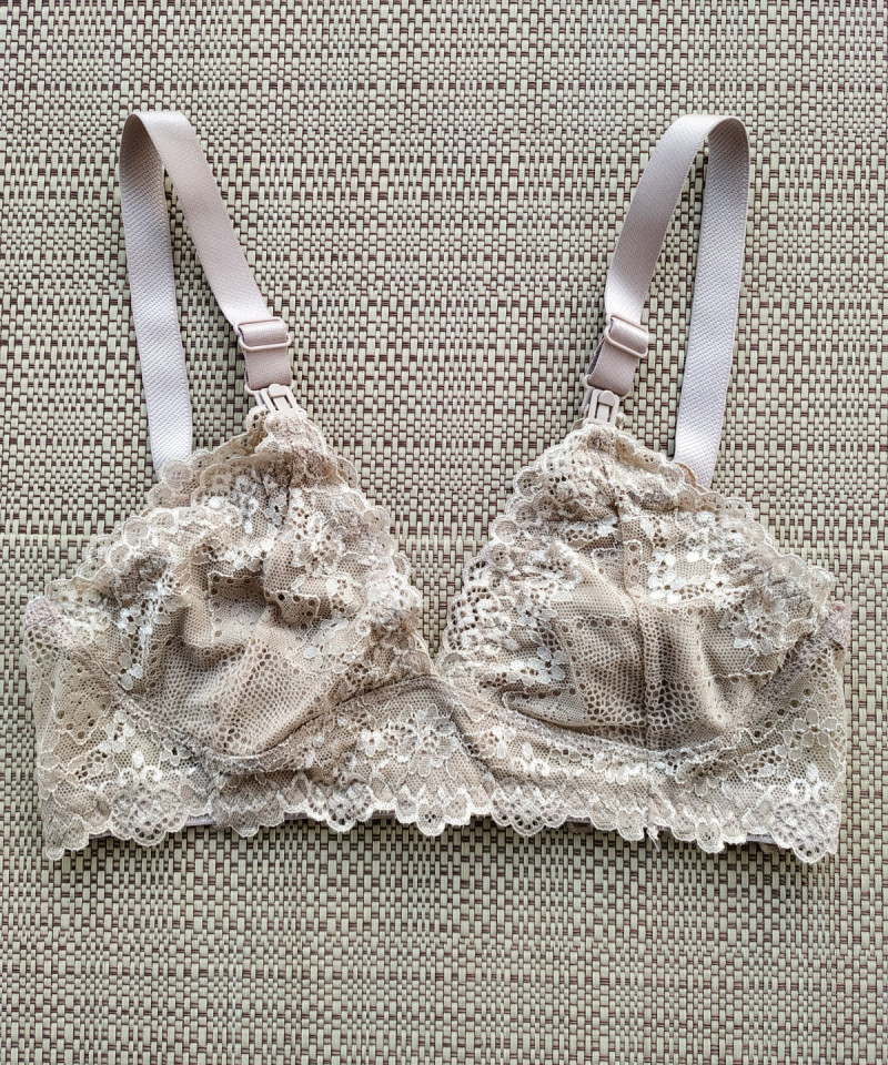 Sutiã de amamentação sem bojo com renda 15 sutiã de amamentação