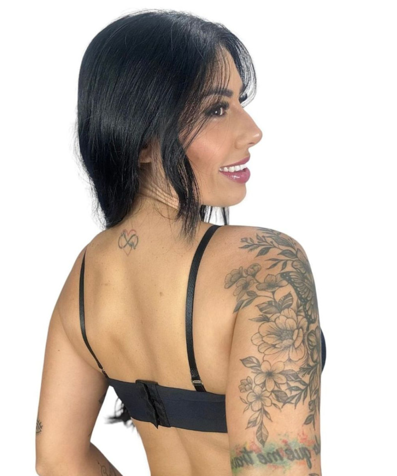 Sutiã tomara que caia Ana 14 Sutia tomara que caia Ana preto costas