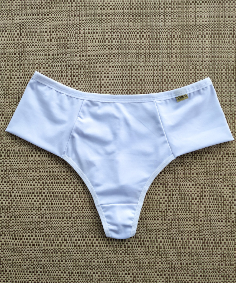 Tanga Fio Duplo - Tânia - Branco, GG