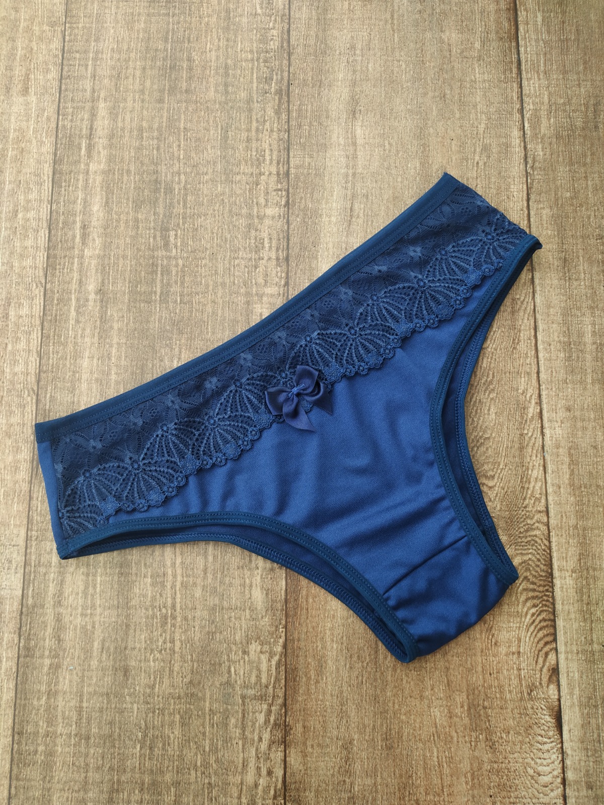 Tanga Microfibra Romantic Leia - Marinho, M