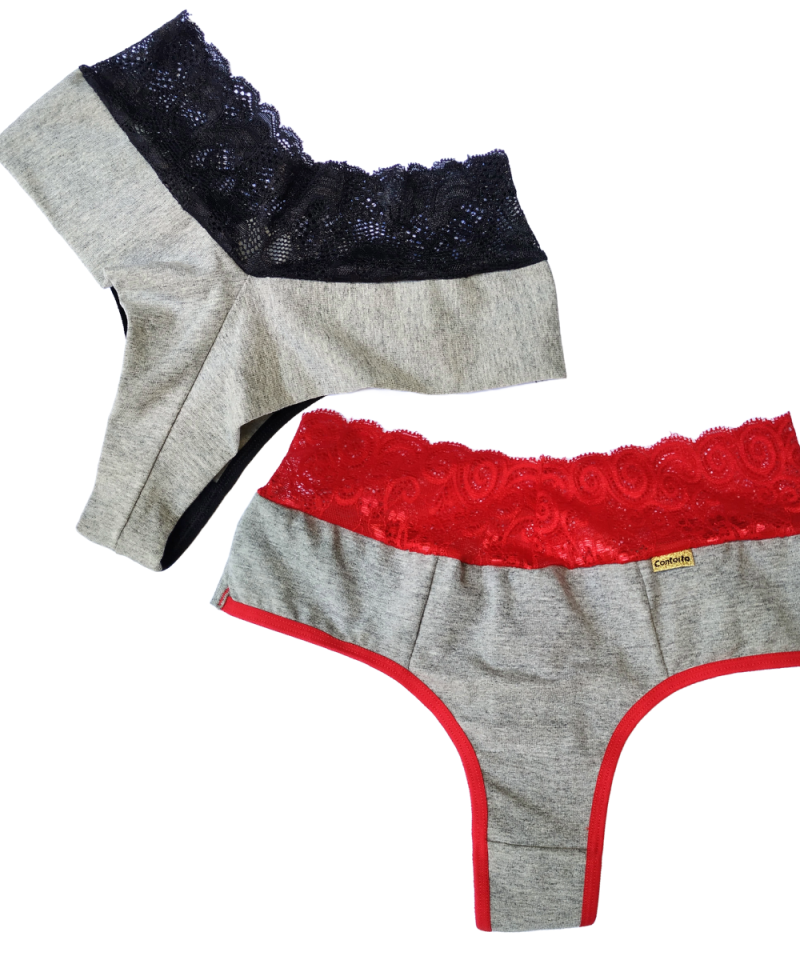 Calcinha Denise frente e costas