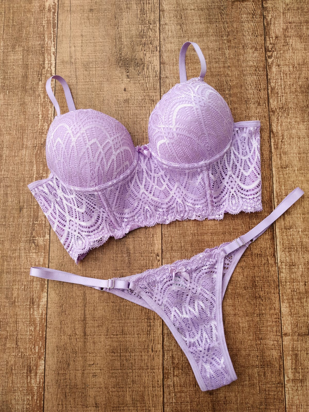Conjunto Cropped Pandora - Lilás, P