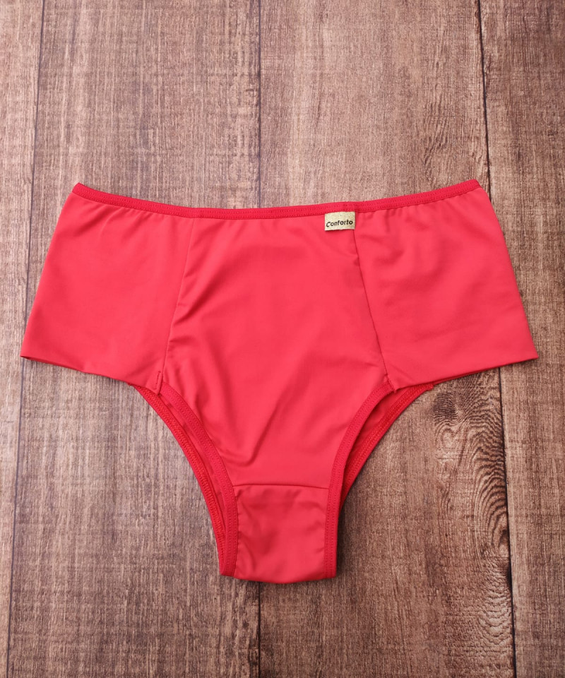 Calcinha Microfibra Claudia vermelho