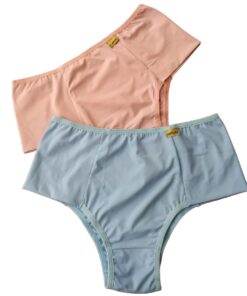 KIT 5 Calcinha Conforto Tangao Lateral Dupla Tanga de Microfibra Forro 100% Algodão Calçola Senhora