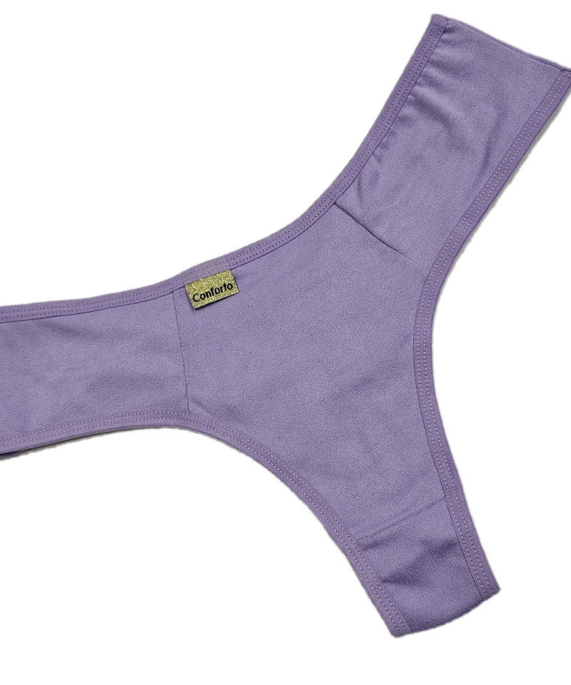Calcinha Suede Eliana - Lilás, GG