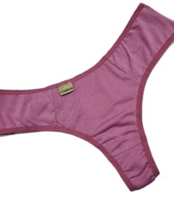 Calcinha Suede Eliana - Sandia, GG