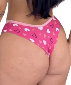 Calcinha Bruna rosa costas