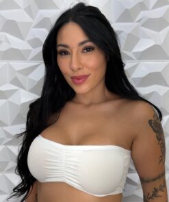 Sutia Top Faixa branco