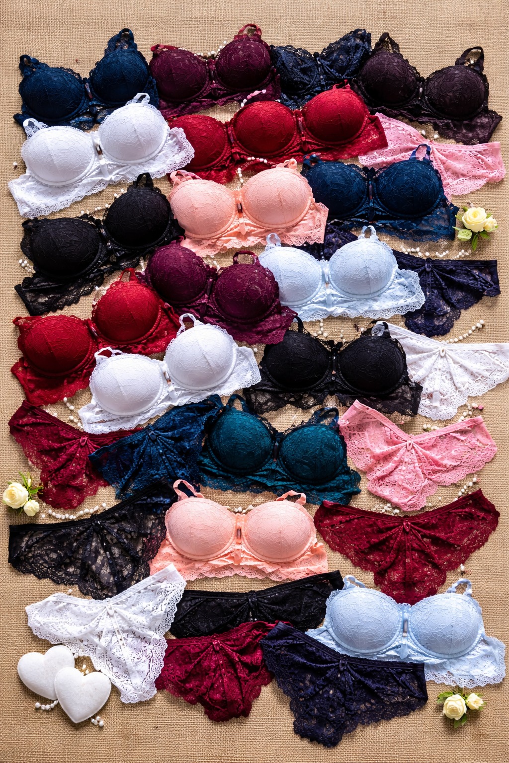 Kit com 10 Conjuntos de Lingerie Variados – Queima de Estoque 2 Kit com 10 Conjuntos de Lingerie Variados – Queima de Estoque